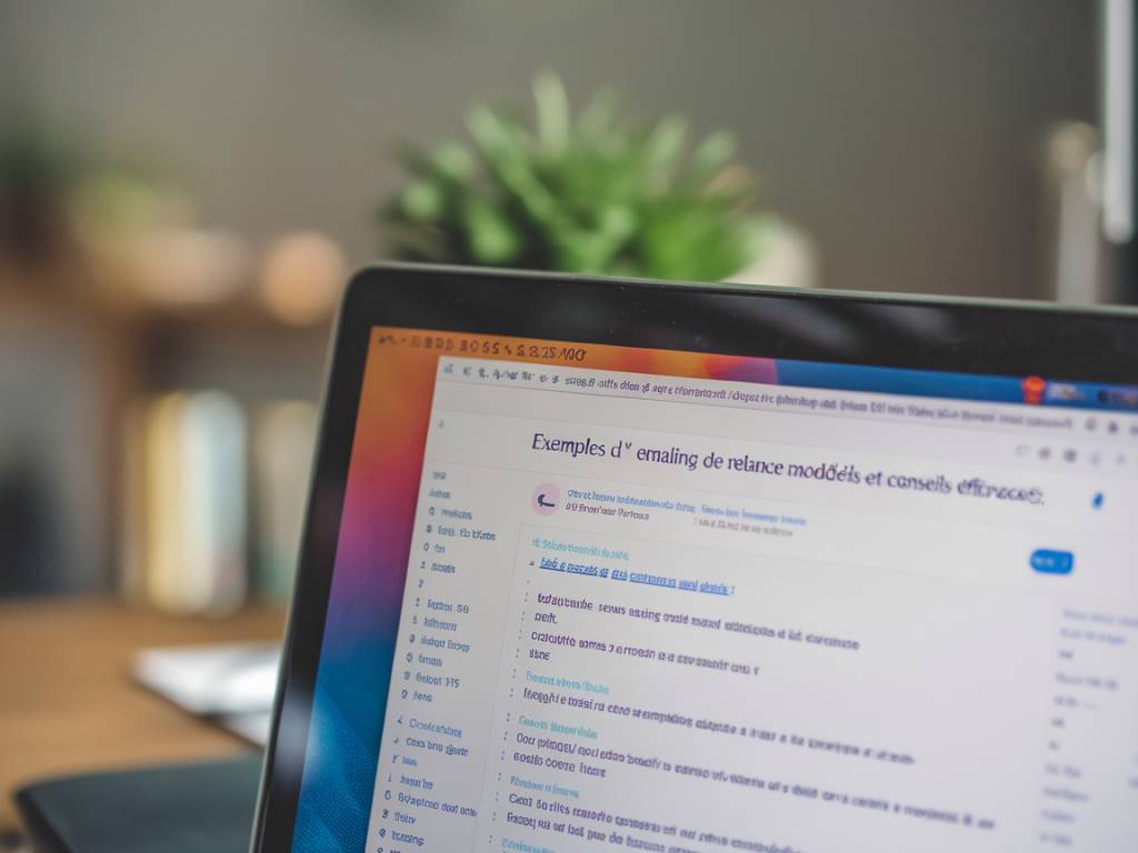 Exemples d’emailing de relance : modèles et conseils efficaces