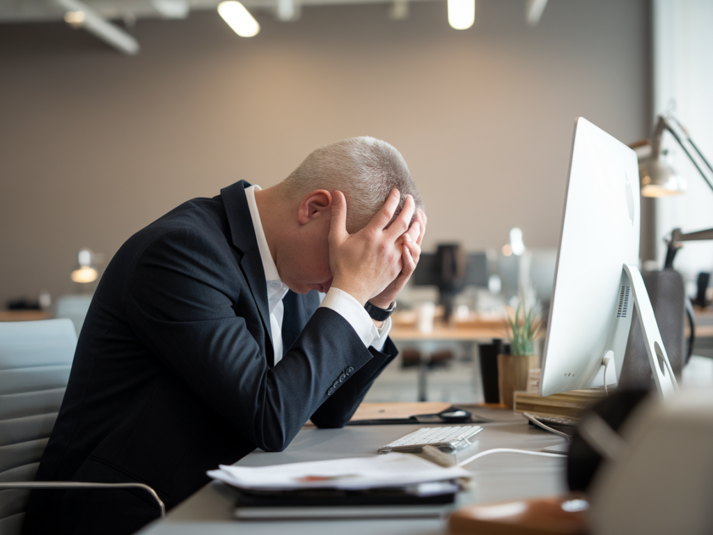 Liste des causes potentielles : stress, ennui, manque de reconnaissance... 